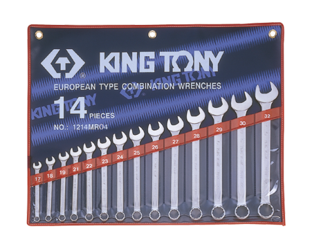 Combination metric wrench set - 14pcs