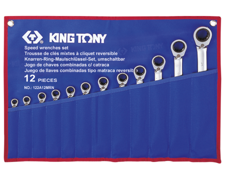 Metric Ringstop Reversible Speed Wrenches Set - 12