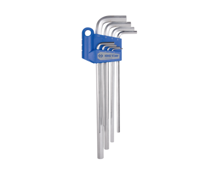 Extra-long metric hex key set - 8 pcs