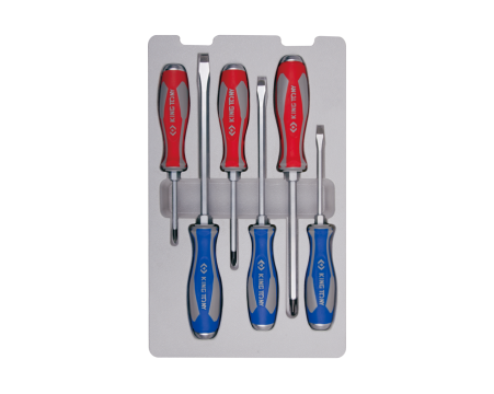 Heavy duty' Slotted and PHILLIPS® screwdriver set 