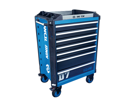 SQUAD model D Tool trolley - 7 drawers