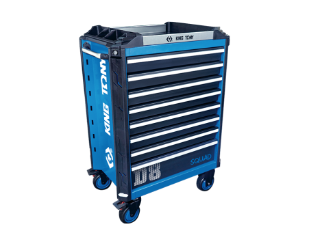 SQUAD model D Tool trolley - 8 drawers