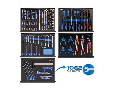 EVAWAVE Tools set for trolley - 157 pcs