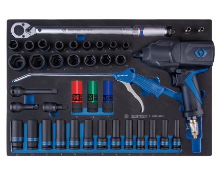 1/2' impact sockets EVAWAVE tool set, torque wrenc