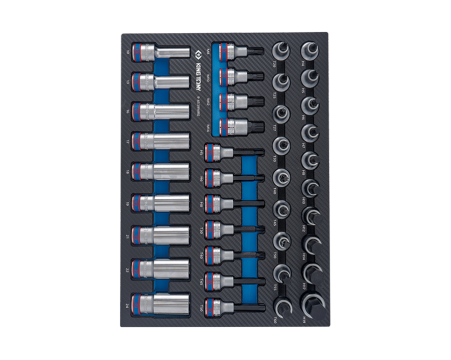 1/2' Long sockets and Bit sockets EVAWAVE tool set