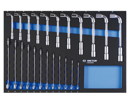 EVAWAVE Combination wrench & 6x12 points angled so