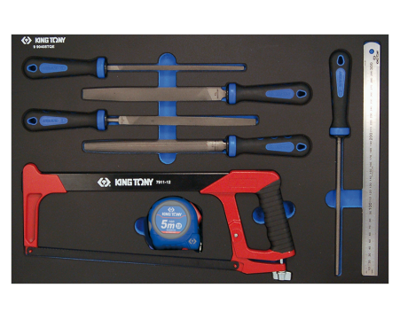 Second cut files and measuring tools EVAWAVE foam 