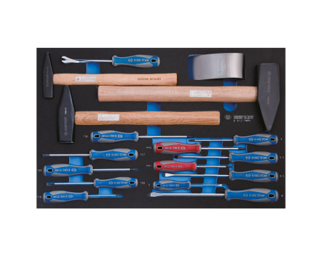 Screwdrivers & striking tools EVAWAVE set – 17pcs